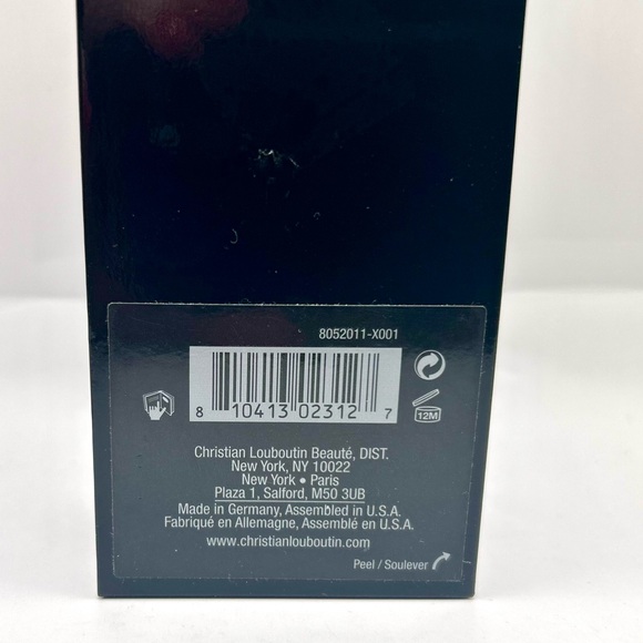 Christian Louboutin Loubilaque Lip Lacquer Rouge Louboutin 001L Full Size NIB - Picture 4 of 5
